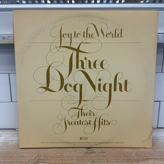 Three Dog Night Joy to the World Their Greatest Hits LP 1974 #DSD-50178