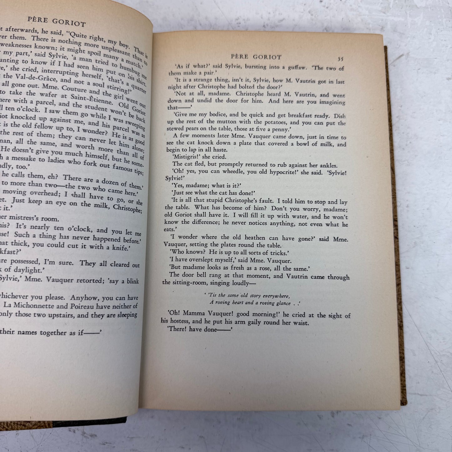 Honoré de Balzac Père Goriot Hardback, 1940s Ed.
