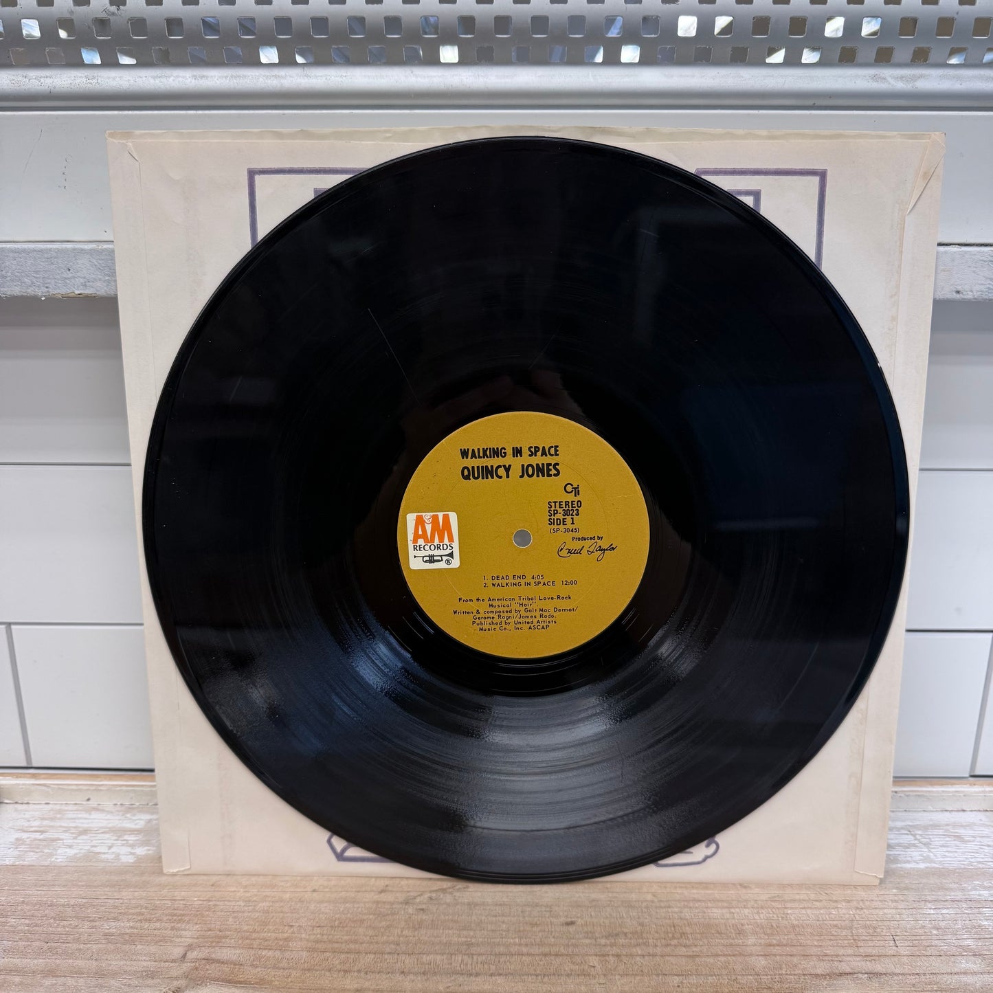 Quincy Jones Walking in Space Vinyl Record, 1969