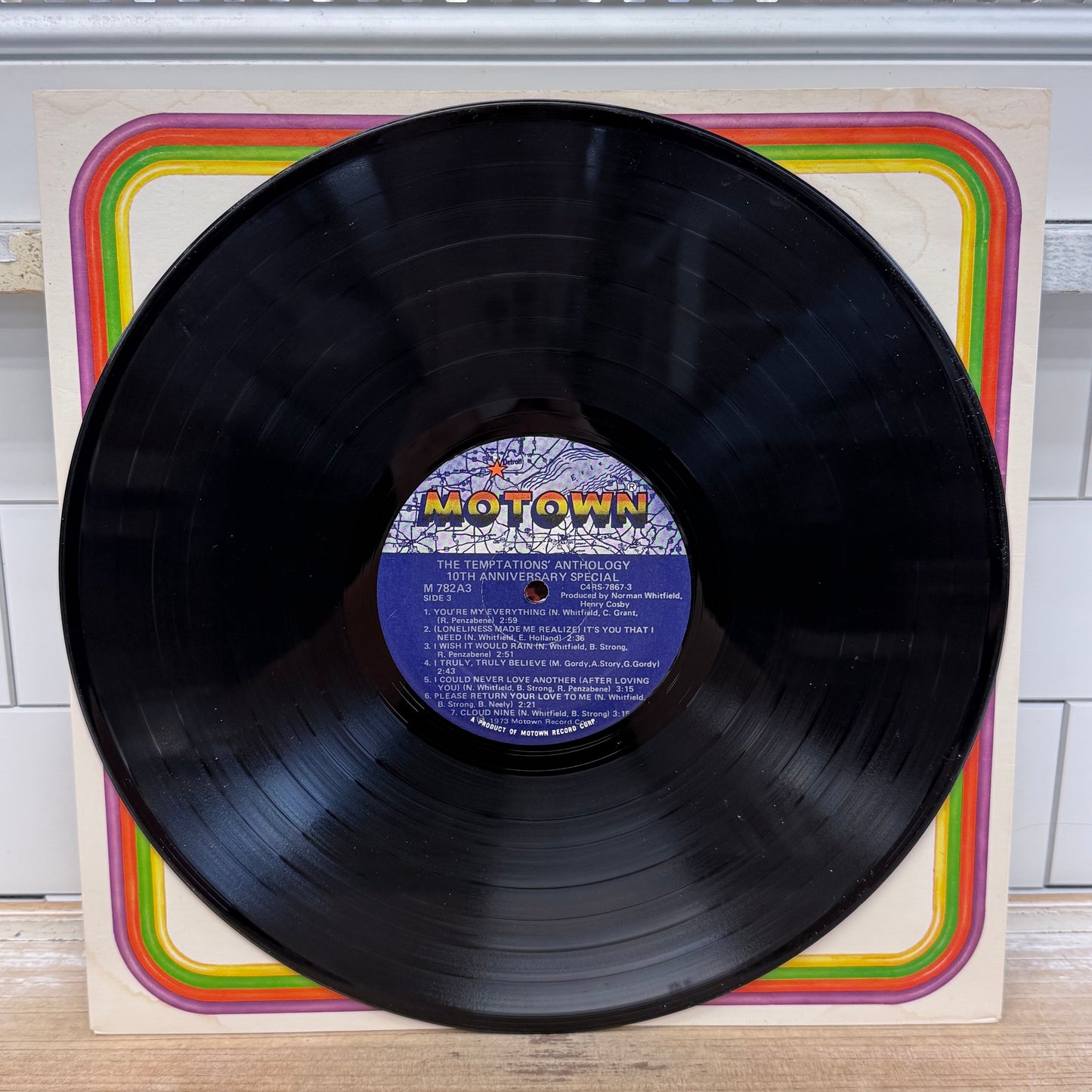 The Temptations Anthology Triple Vinyl LP 1973 #M782A3