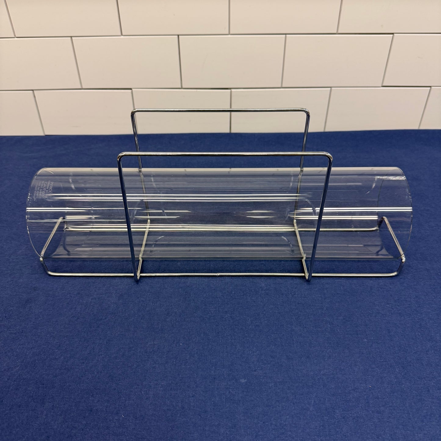 Pyrex Corning Bake a Round Glass Bread Tube with Rack in Box