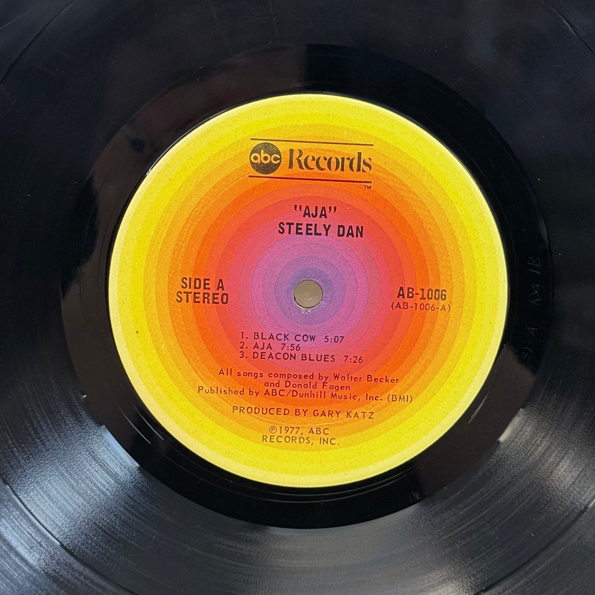 Steely Dan Aja Vinyl Record, 1977 – ABC Records AB-1006
