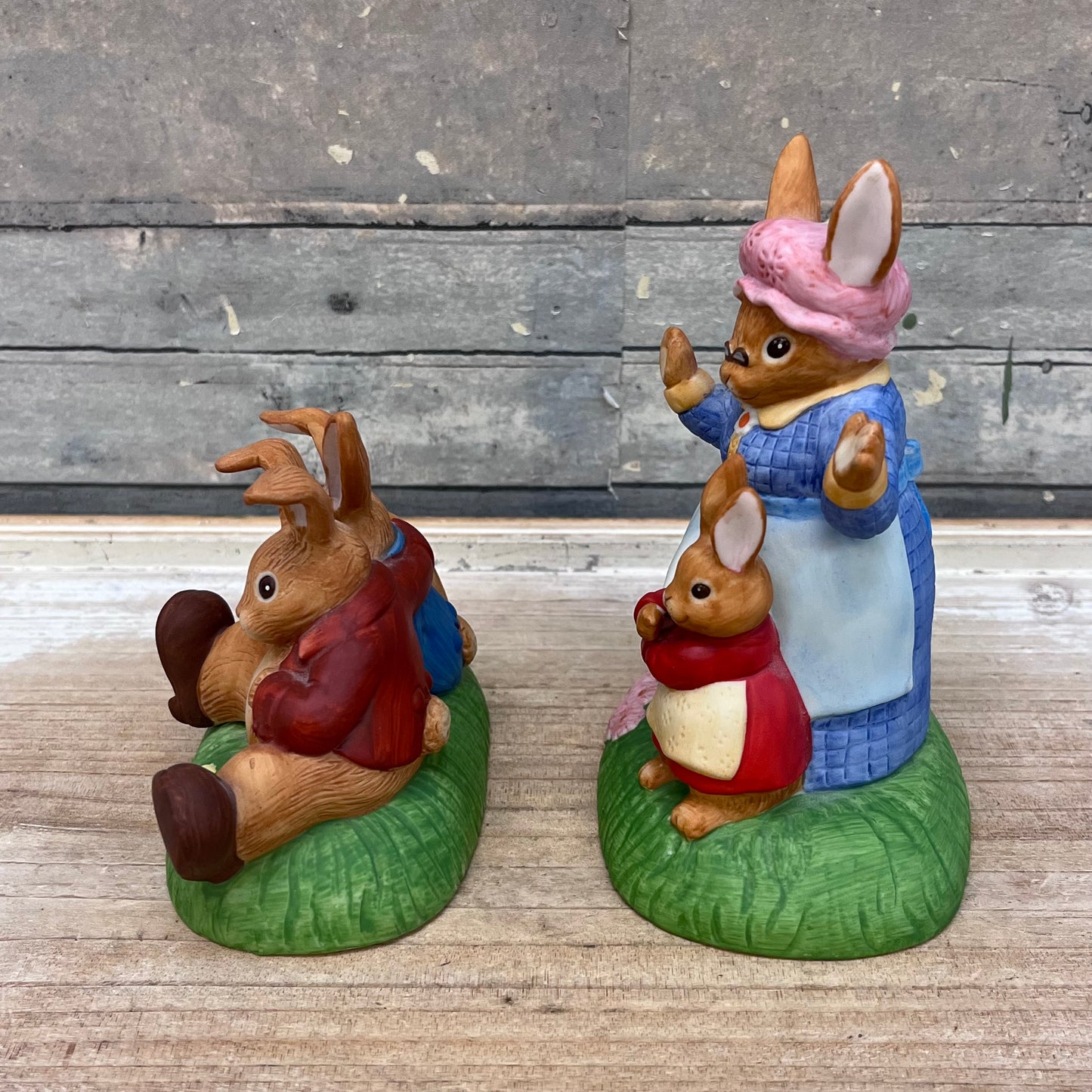 Sigma Beatrix Potter Benjamin Bunny Figurines Set of 2, 1983