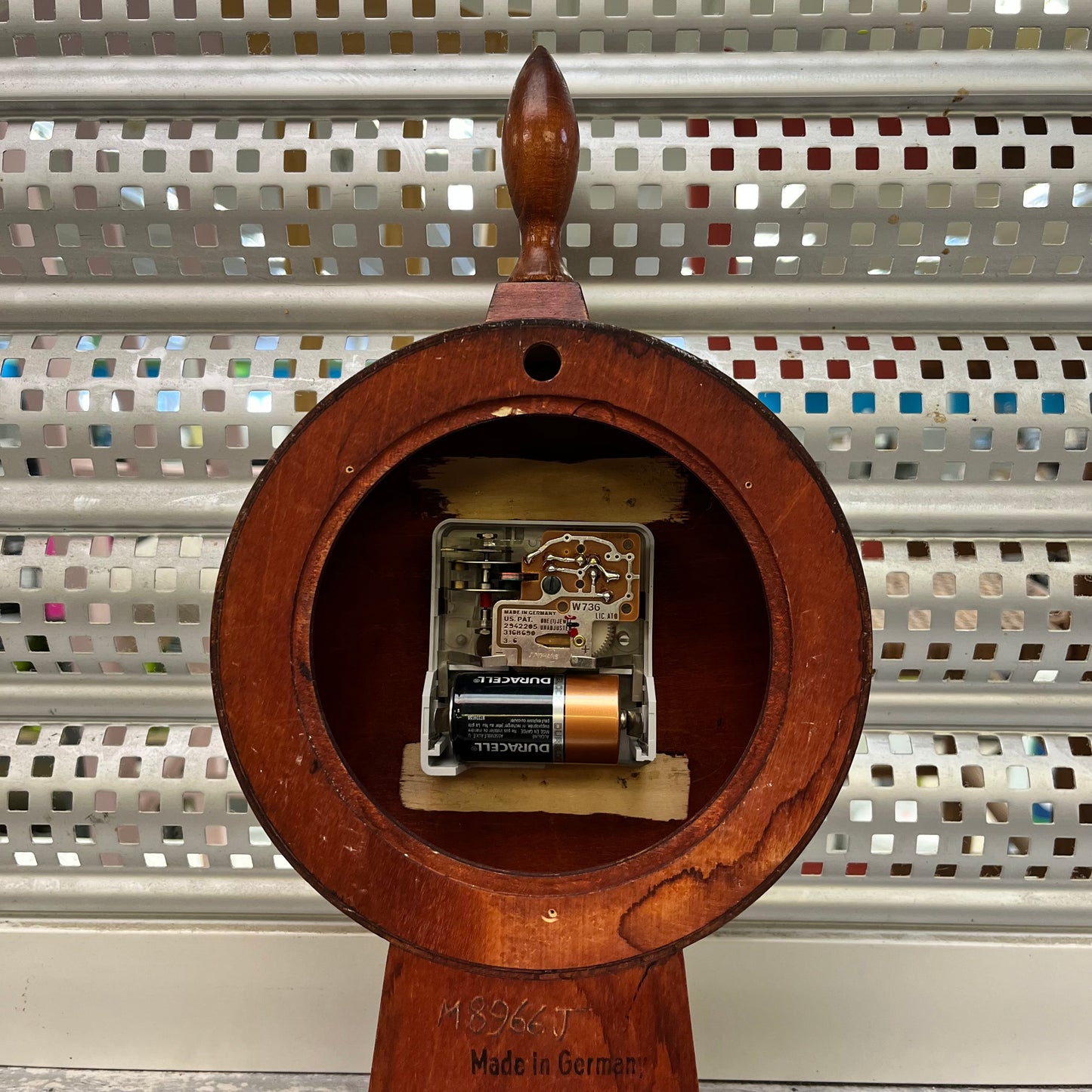 Mid-Century German Banjo Clock