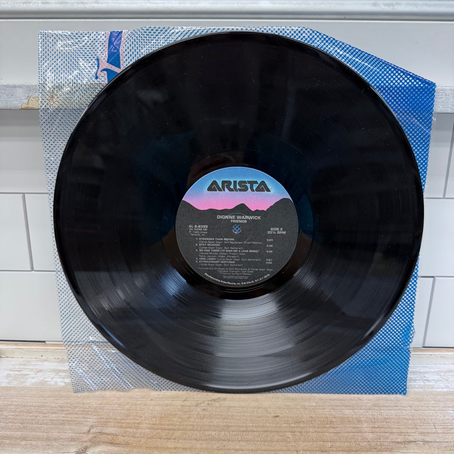 Dionne Warwick Friends Vinyl Record, 1985