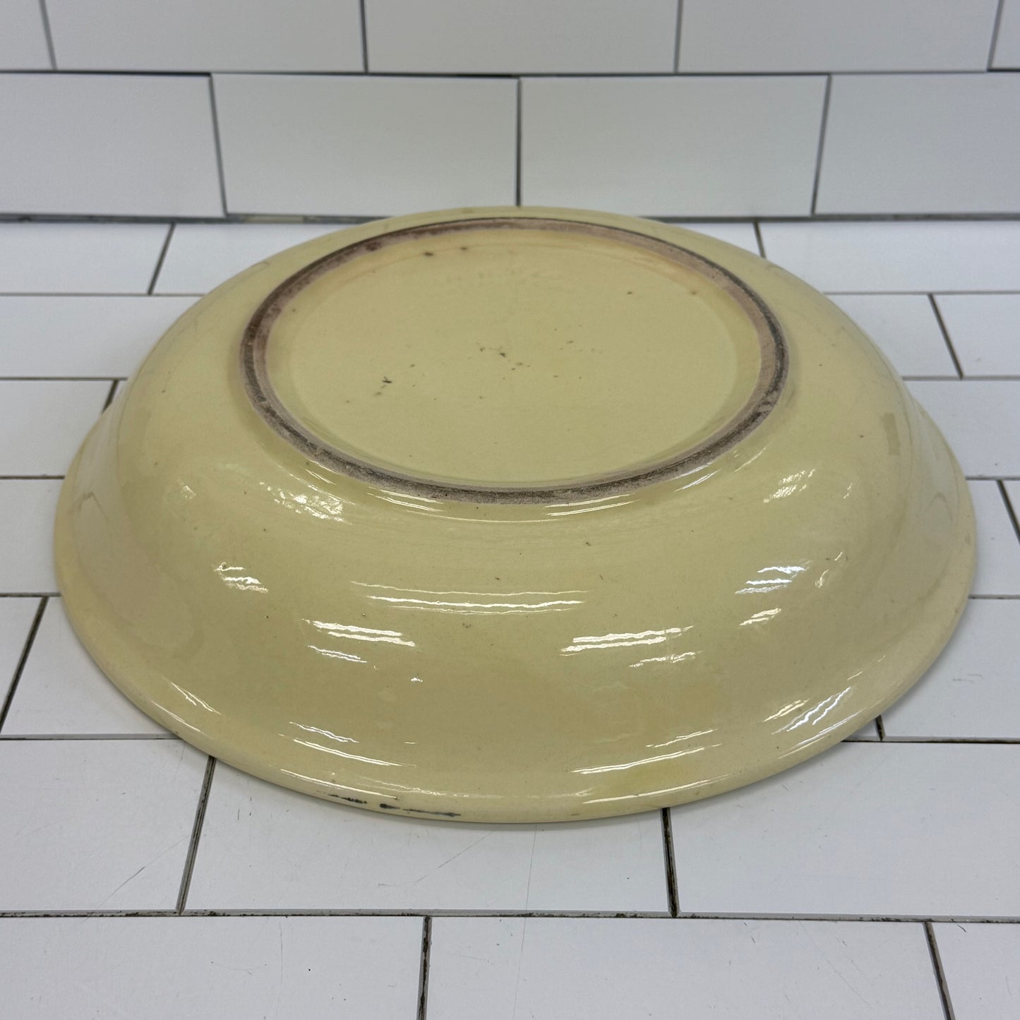 Robinson Ransbottom Floral Stoneware Bowl 1950s