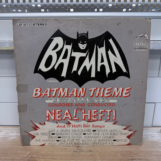 Batman Vinyl Records Lot of 2 Neal Hefti & Bat Boys 1966