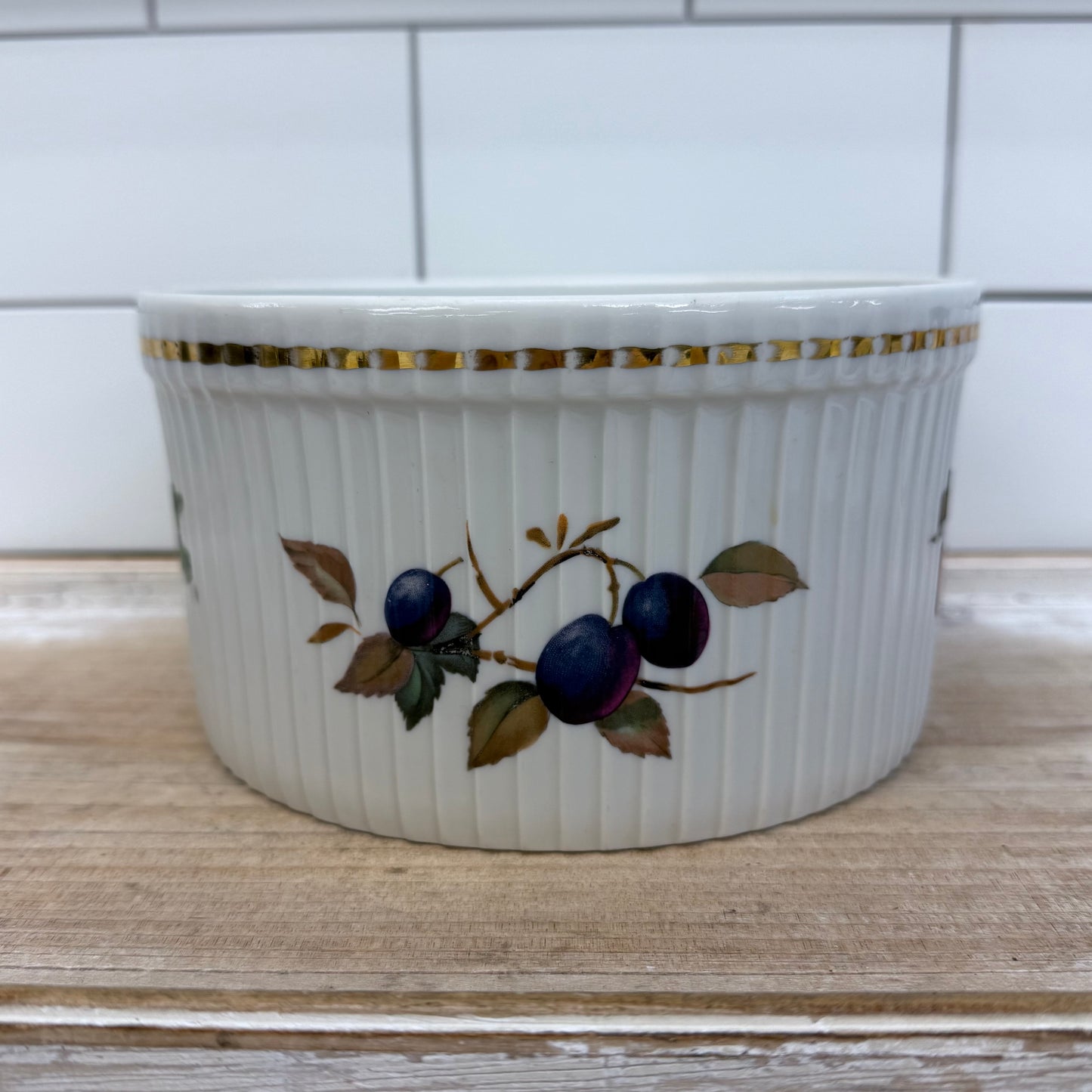Royal Worcester Evesham Gold Baking Dish