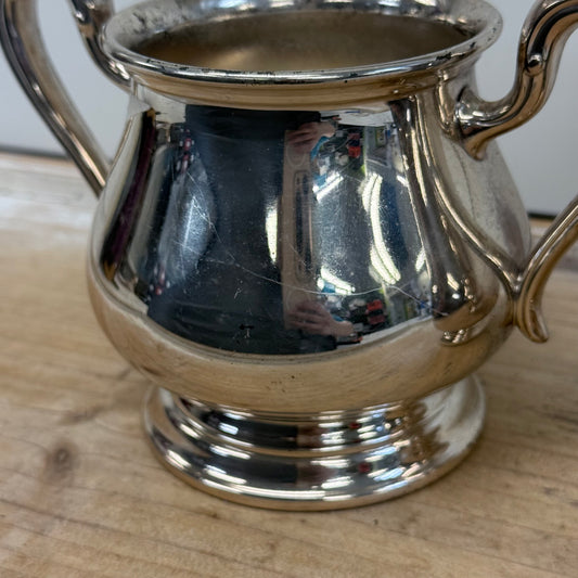 Reed & Barton Jamestown Silverplate Sugar & Creamer Set
