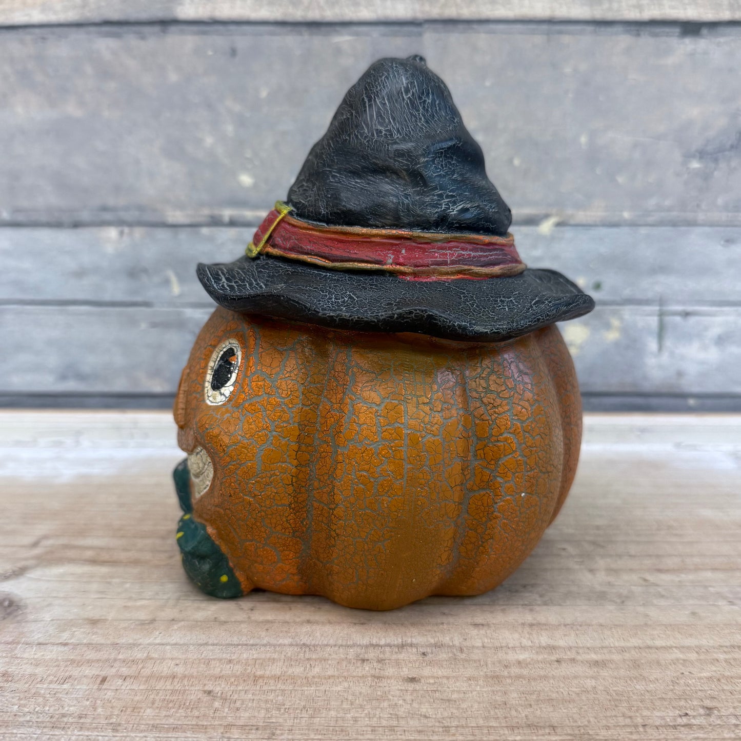 Halloween Jack-o-Lantern Resin Figurine