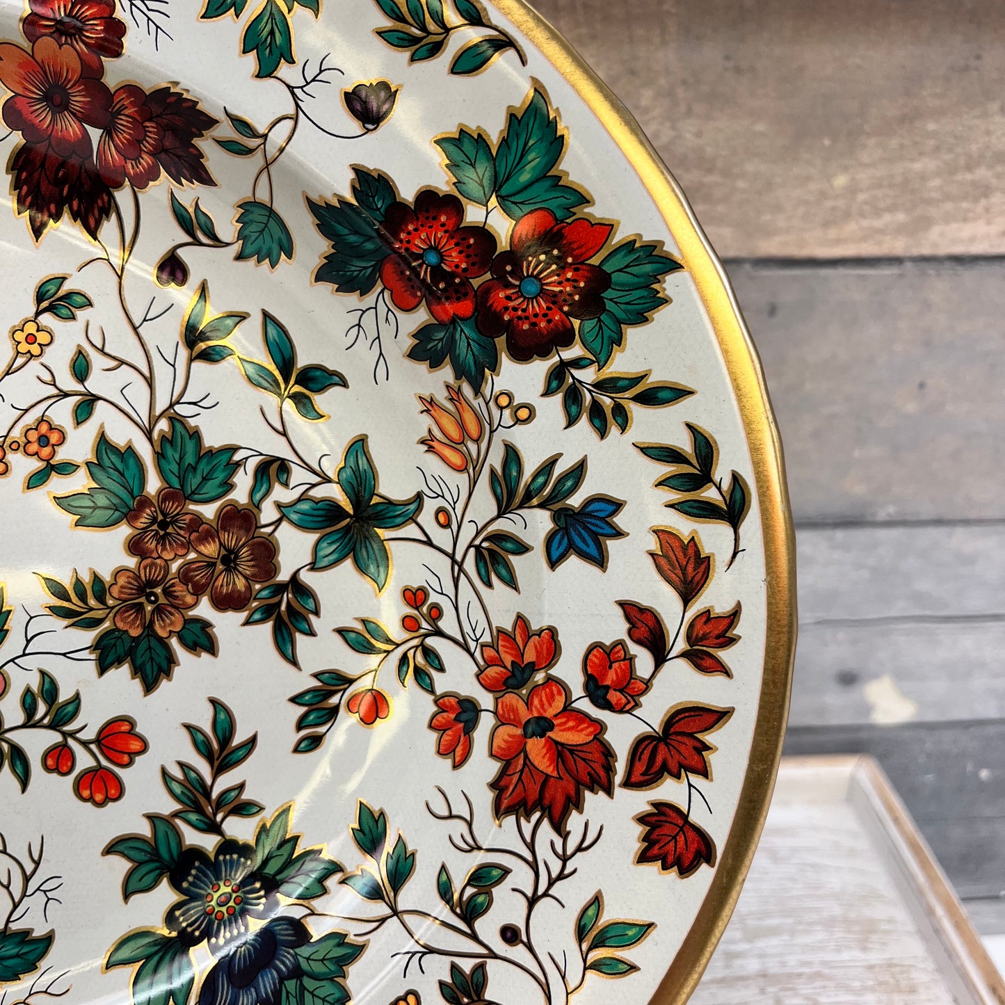 Daher Decorated Ware Floral Tin Tray