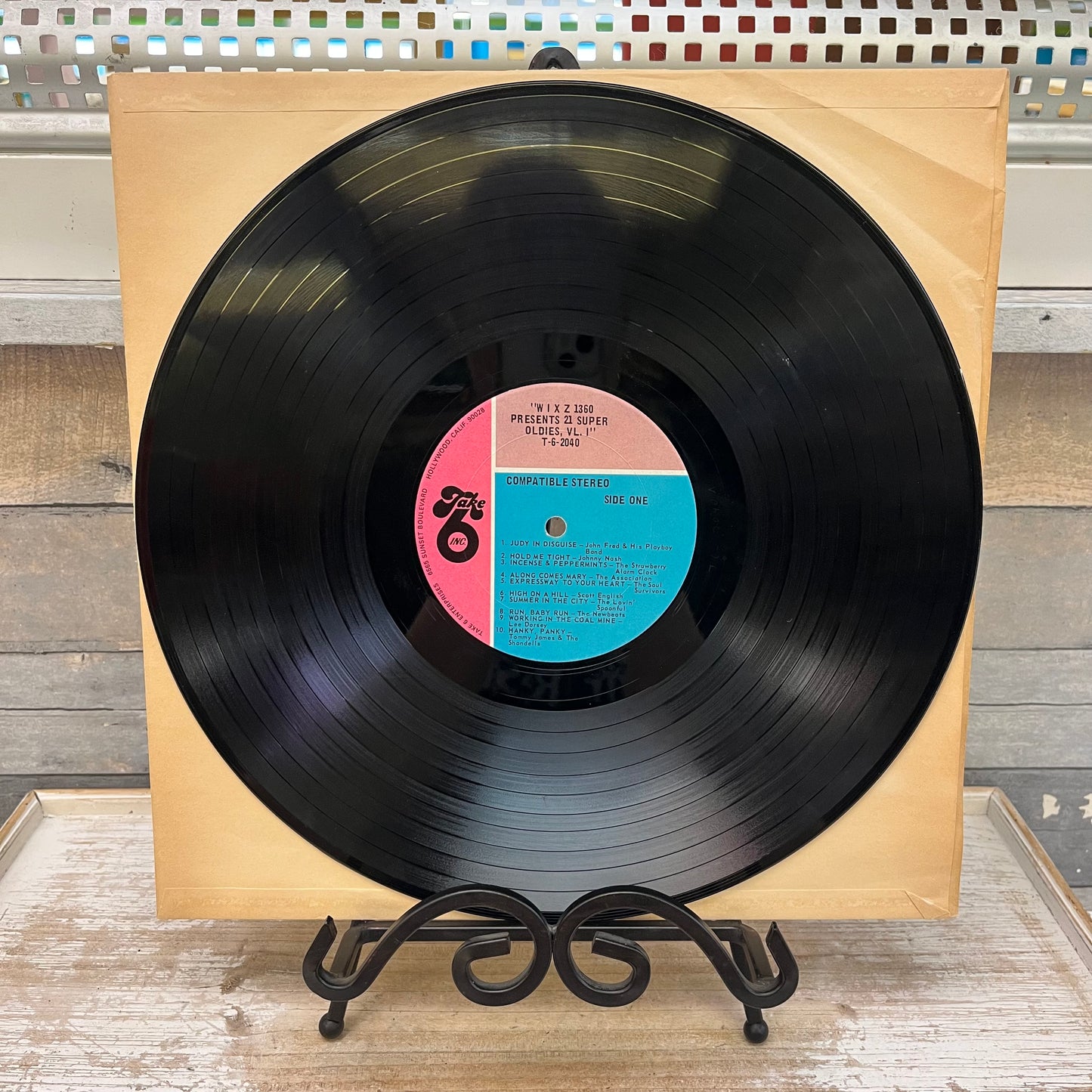 WIXZ Presents 21 Super Oldies Volume One Vinyl Record