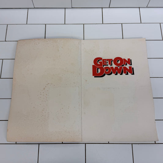 Get On Down Rock Poster Book Mick Farren 1977 Vintage