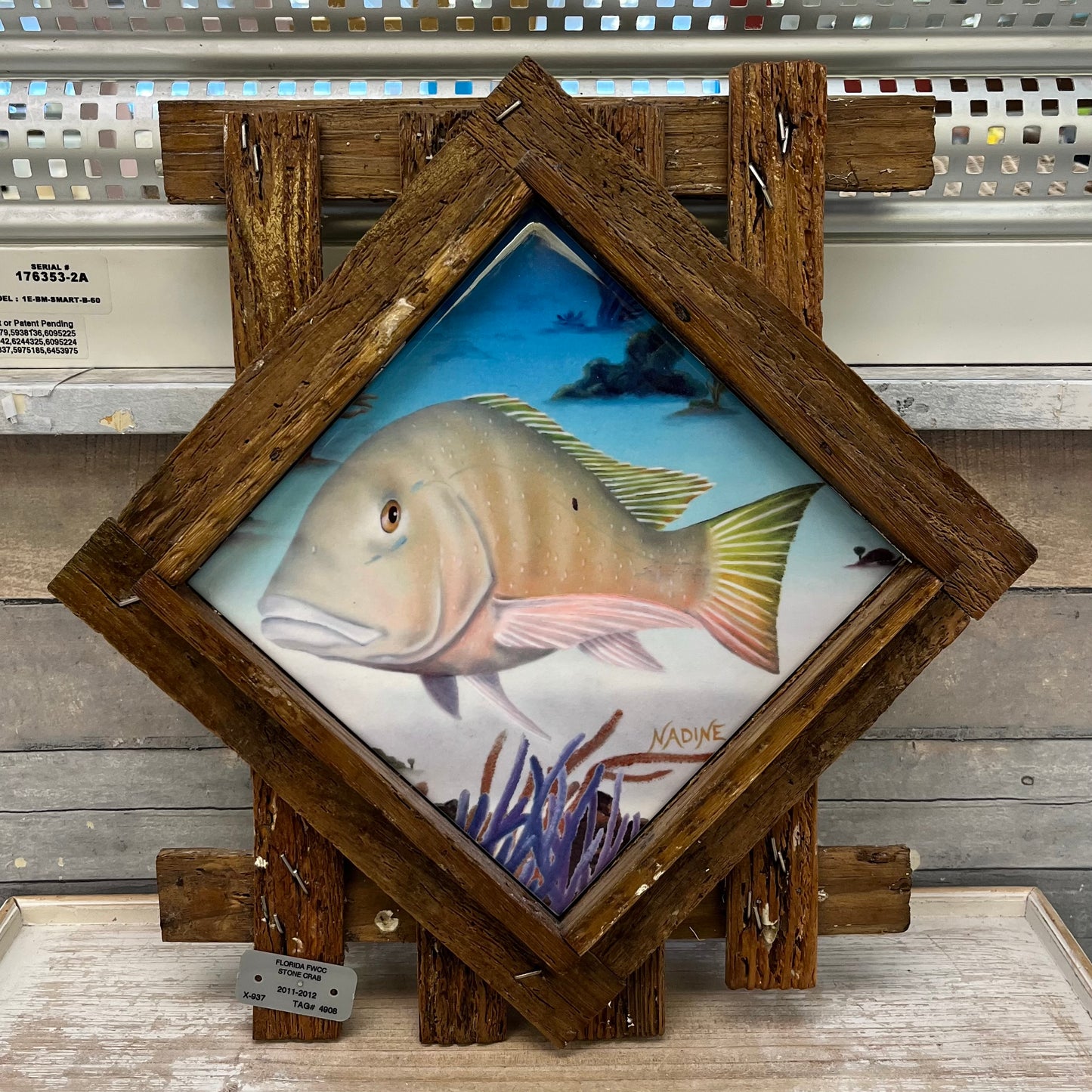 Lobster Trap Art Mutton Honey, Original Artwork