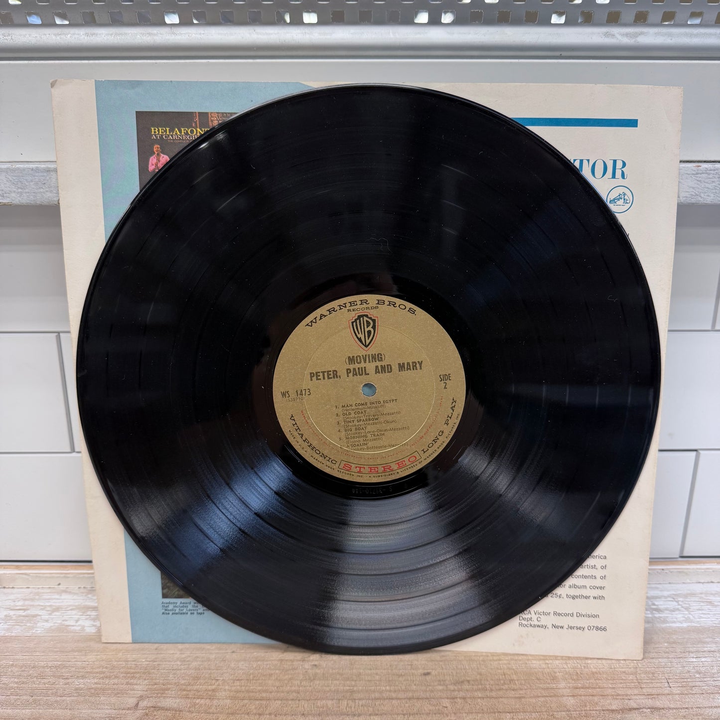 Peter, Paul and Mary Moving Vinyl Record, 1962