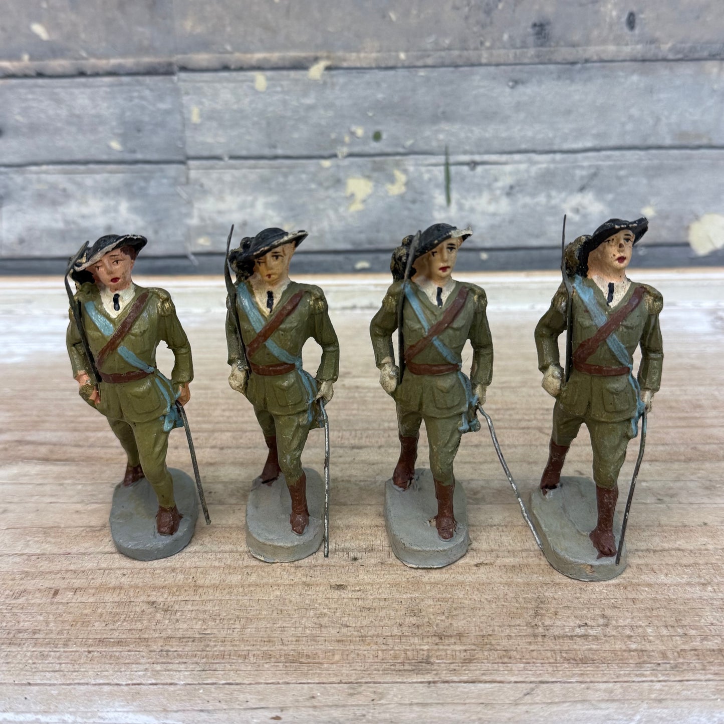 Toy Soldier Figurines, Set of 16