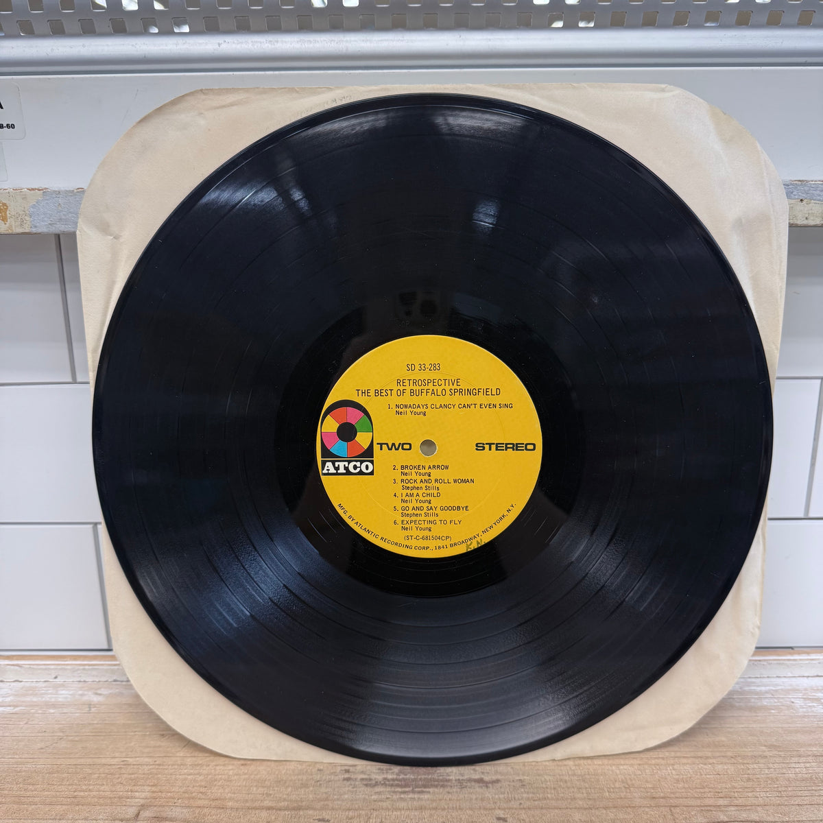 Buffalo Springfield Retrospective Vinyl Record, 1969 - SD 33-283