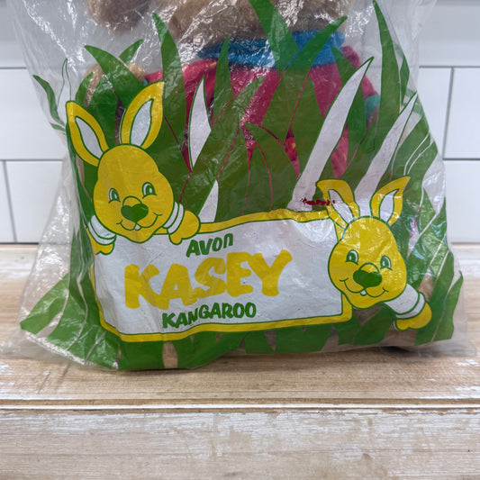 1991 Avon Kasey Kangaroo Plush Toy in Original Bag