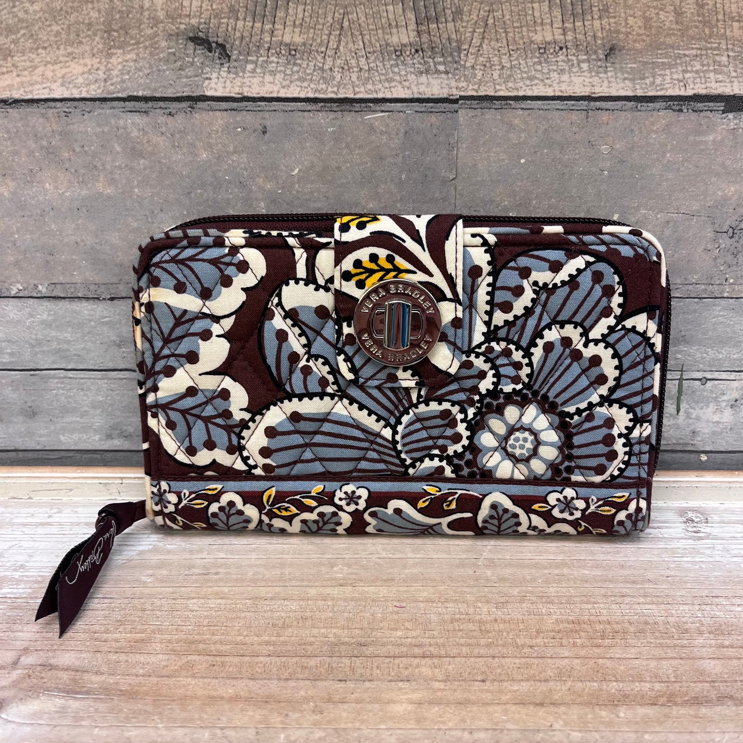 Vera Bradley Slate Blooms Hobo Shoulder Bag & Accessories