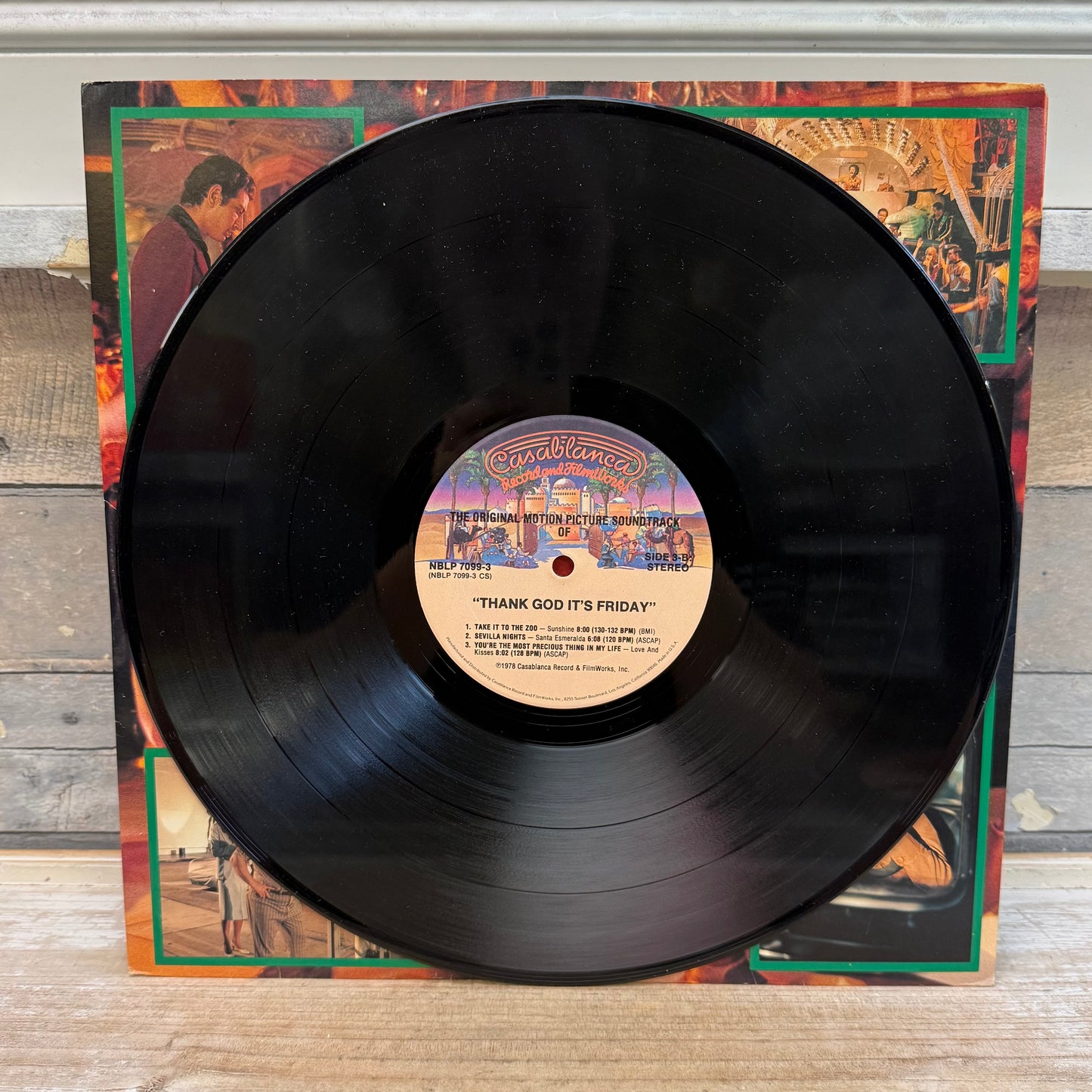 Thank God It’s Friday Movie Soundtrack Triple Vinyl Record, 1978