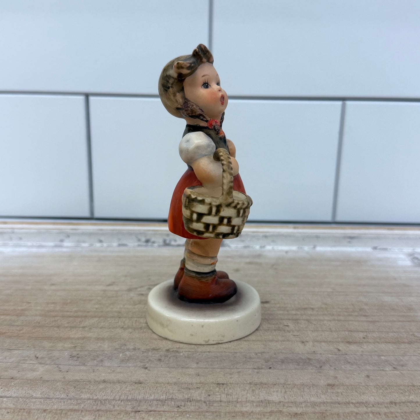 Goebel Hummel Little Shopper Figurine, Porcelain