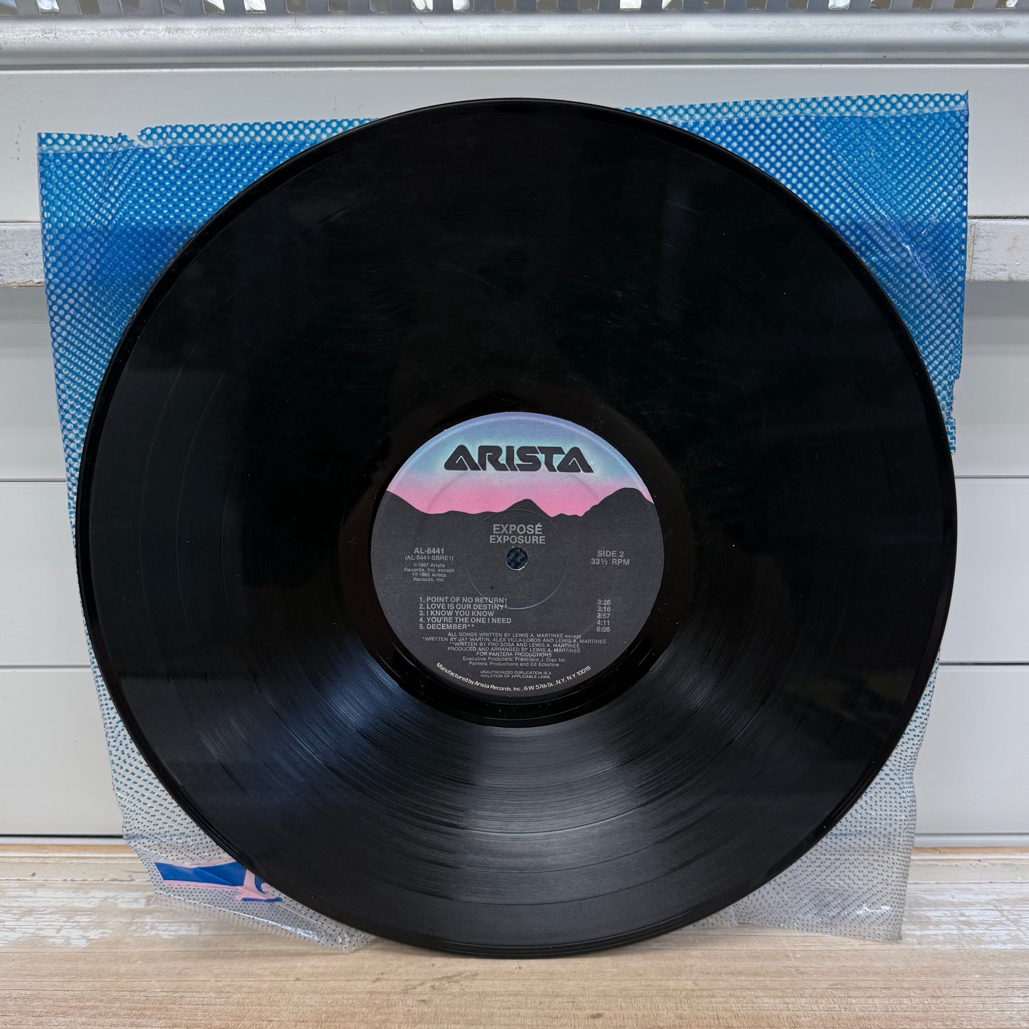 Exposé Exposure Vinyl Record, 1987