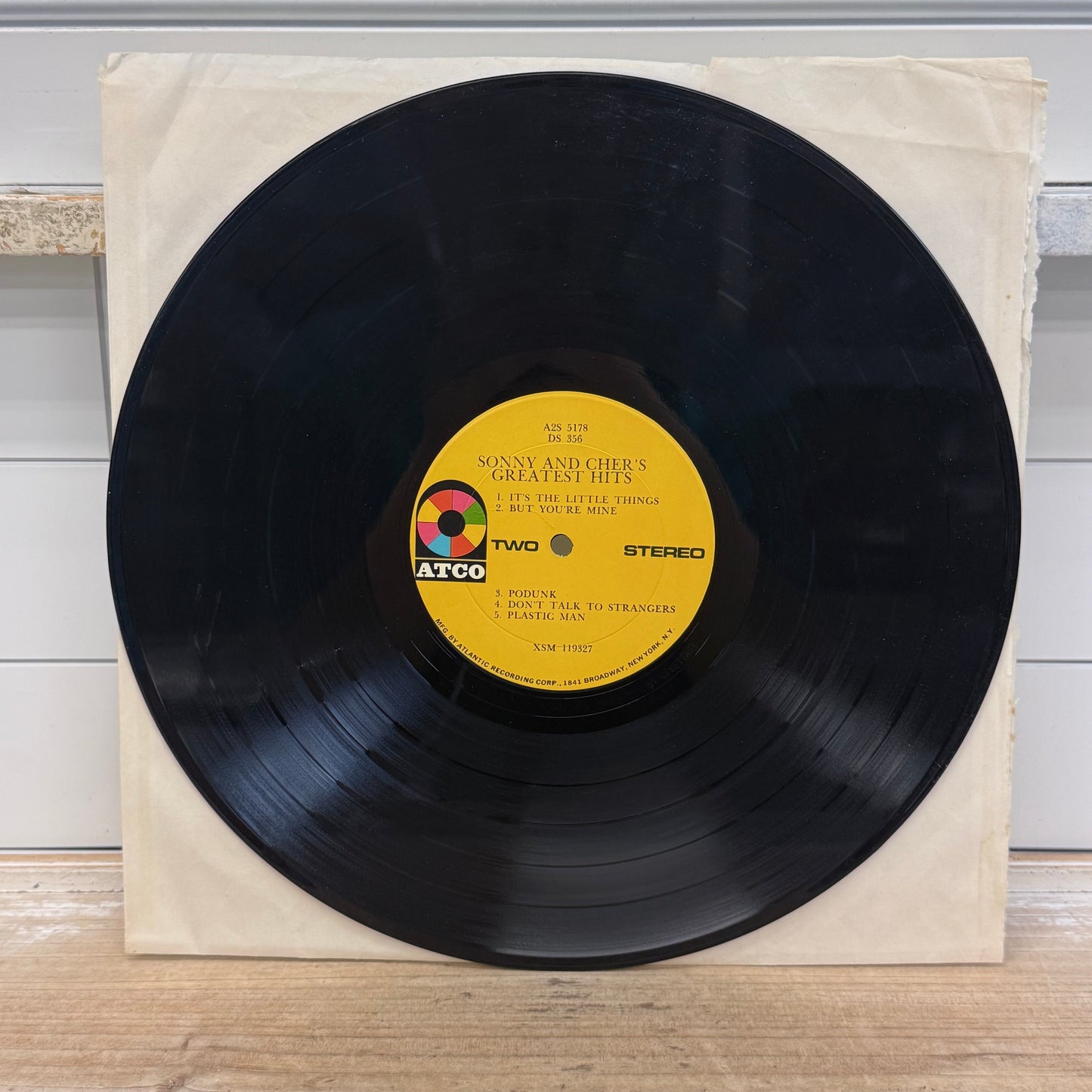 Sonny & Cher Greatest Hits Double Vinyl Record 1967