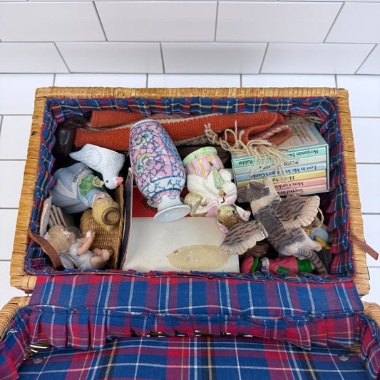 Mystery Estate Basket Vintage Collectibles, 10 Lbs