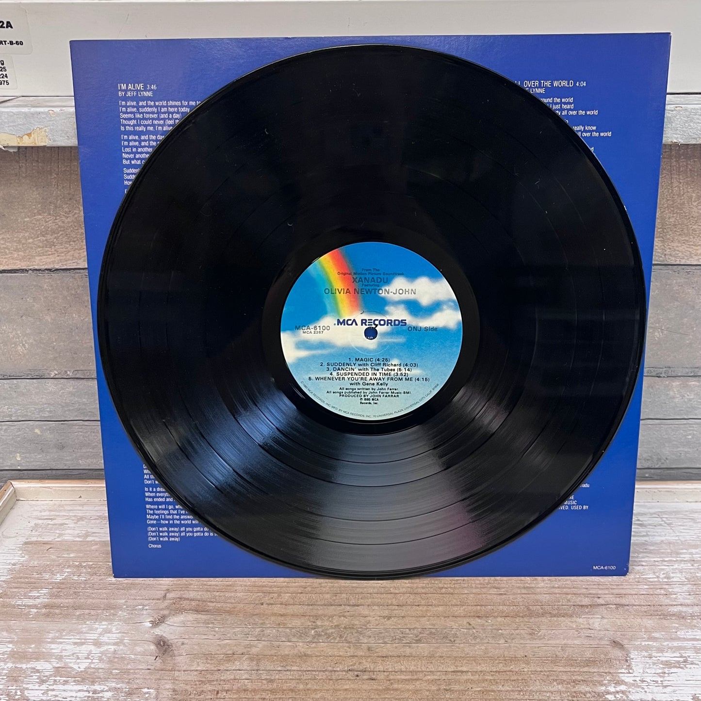Xanadu Original Soundtrack Vinyl Record, 1980