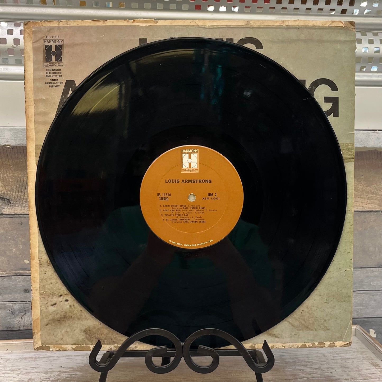 Louis Armstrong Jazz Classics Vinyl Record, 1969