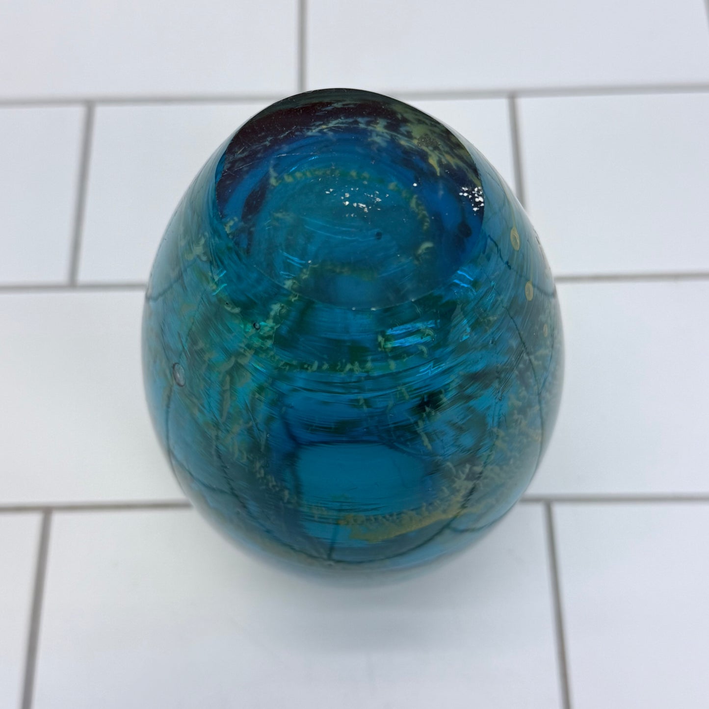 Mdina Style Vase, Art Glass