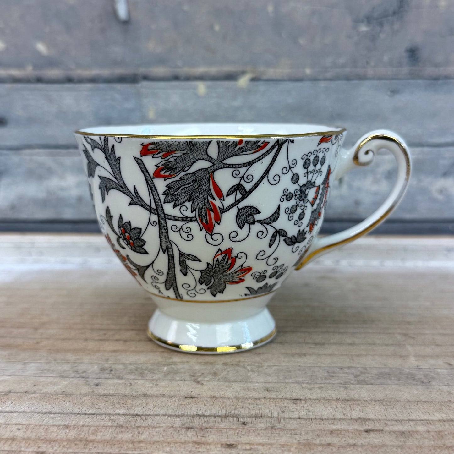 Clarence Bone China Teacup & Saucer