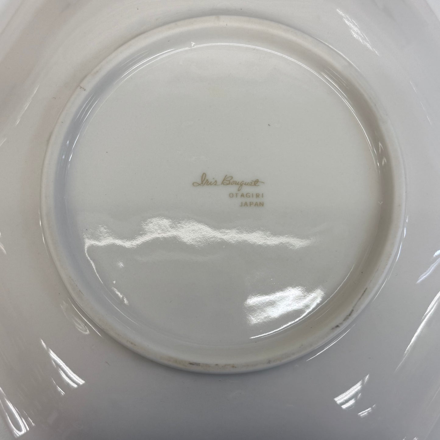 Otagiri Iris Bouquet Gilded Ceramic Plate