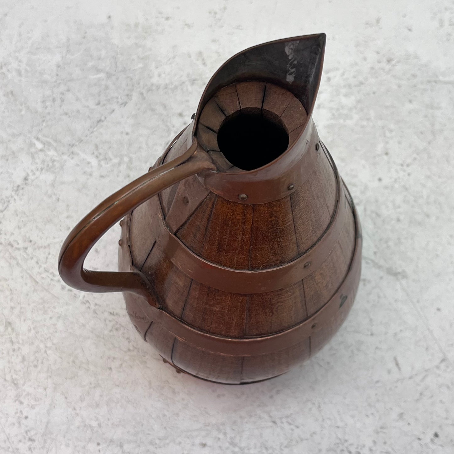 Eugene Leroux Barrel Wine Jug, 1970s