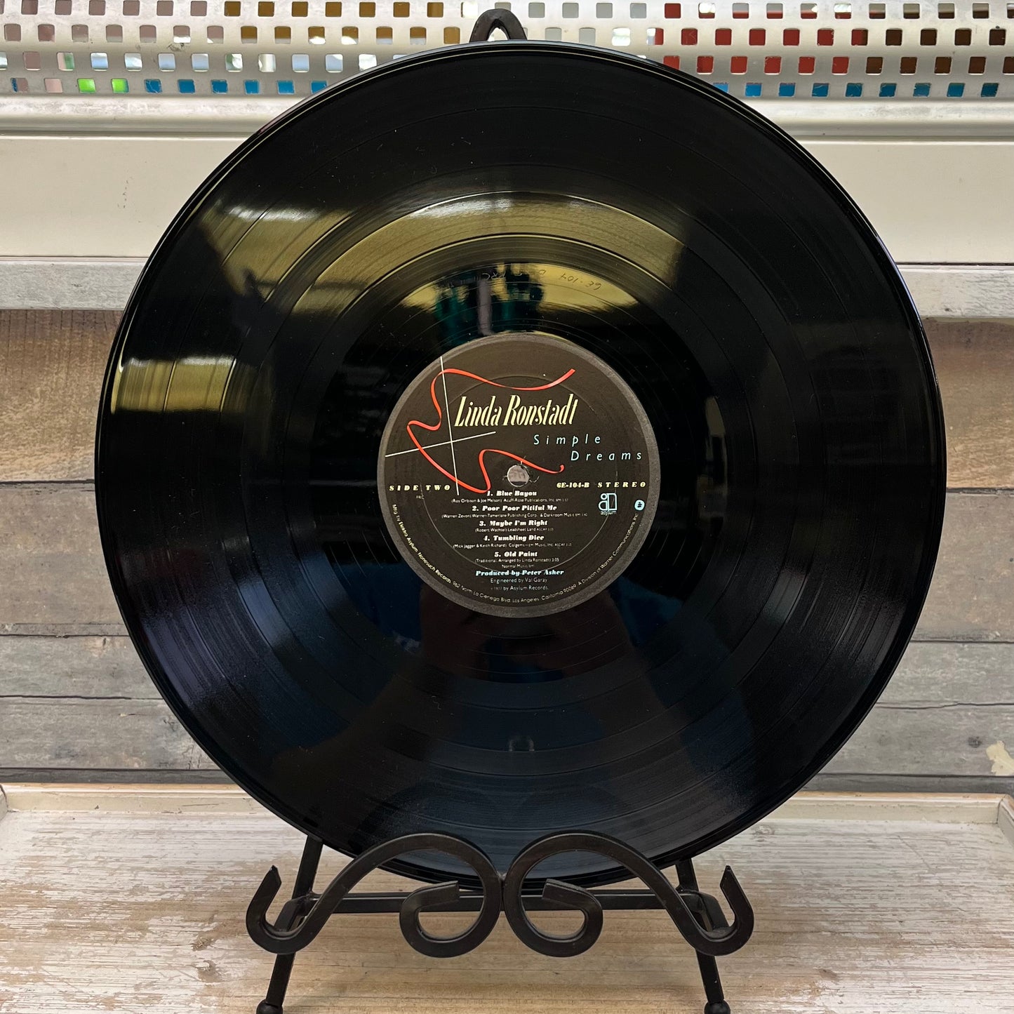 Linda Ronstadt Simple Dreams Vinyl Record, 1977