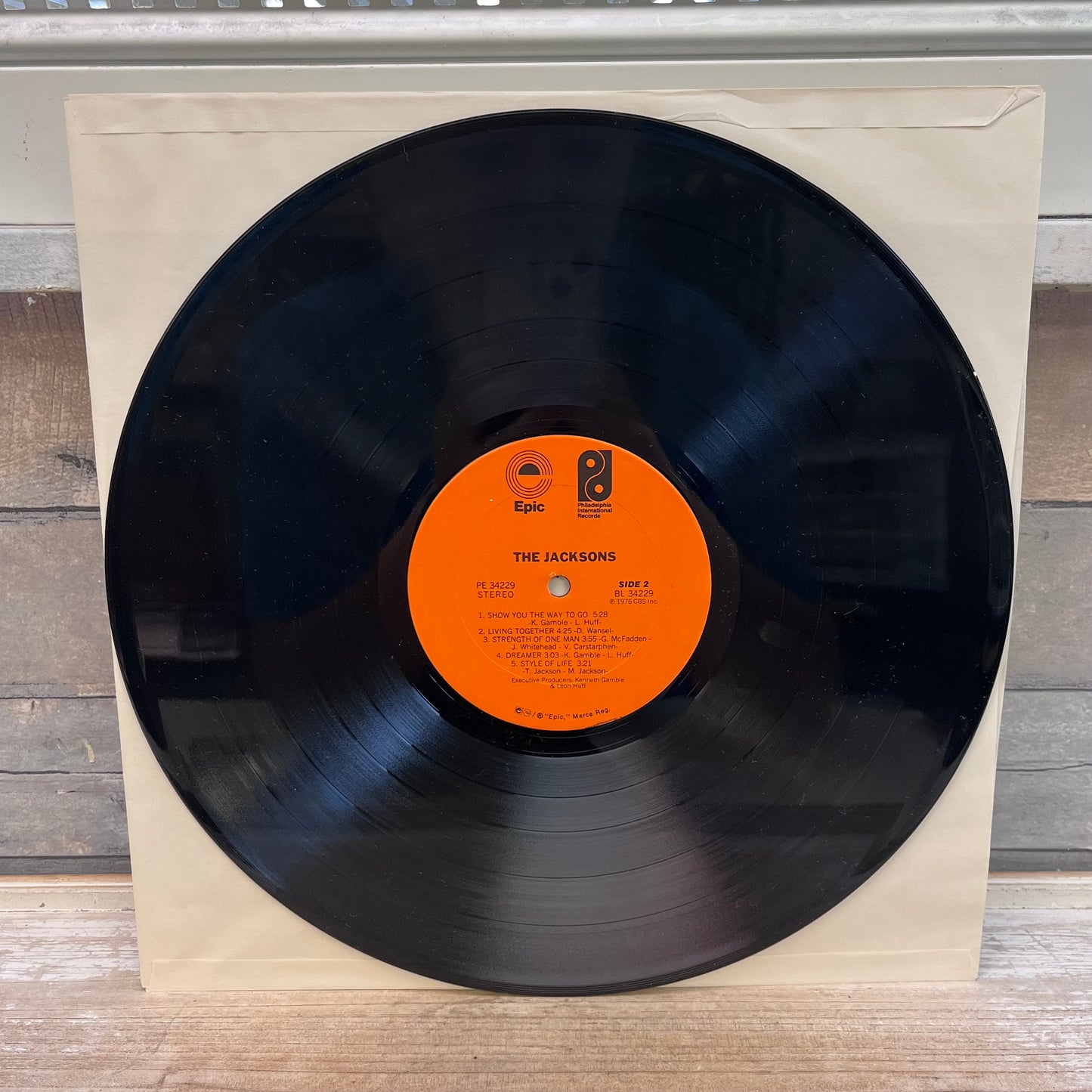 The Jacksons Self-Titled Vinyl Record, 1976