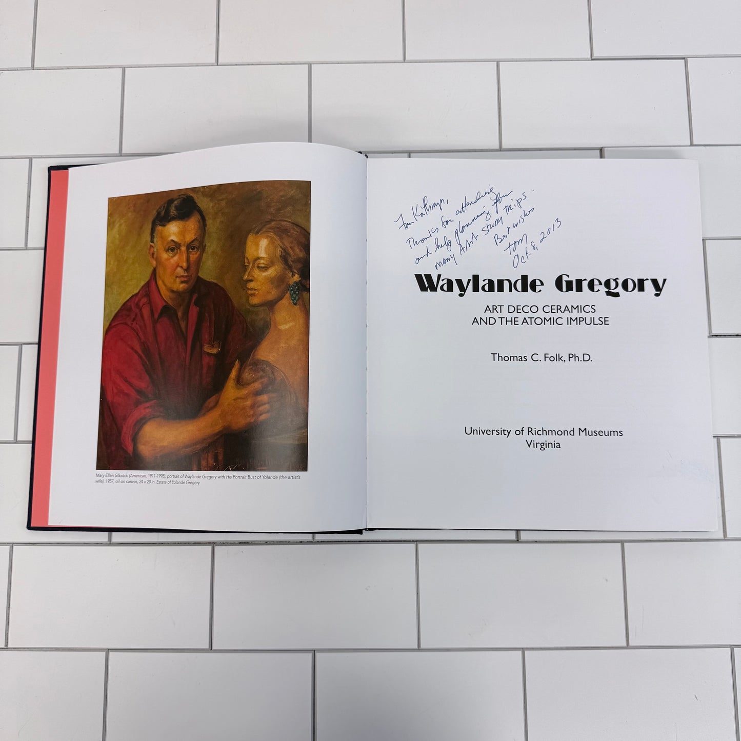 Waylande Gregory Art Deco & The Atomic Impulse, Signed 2013