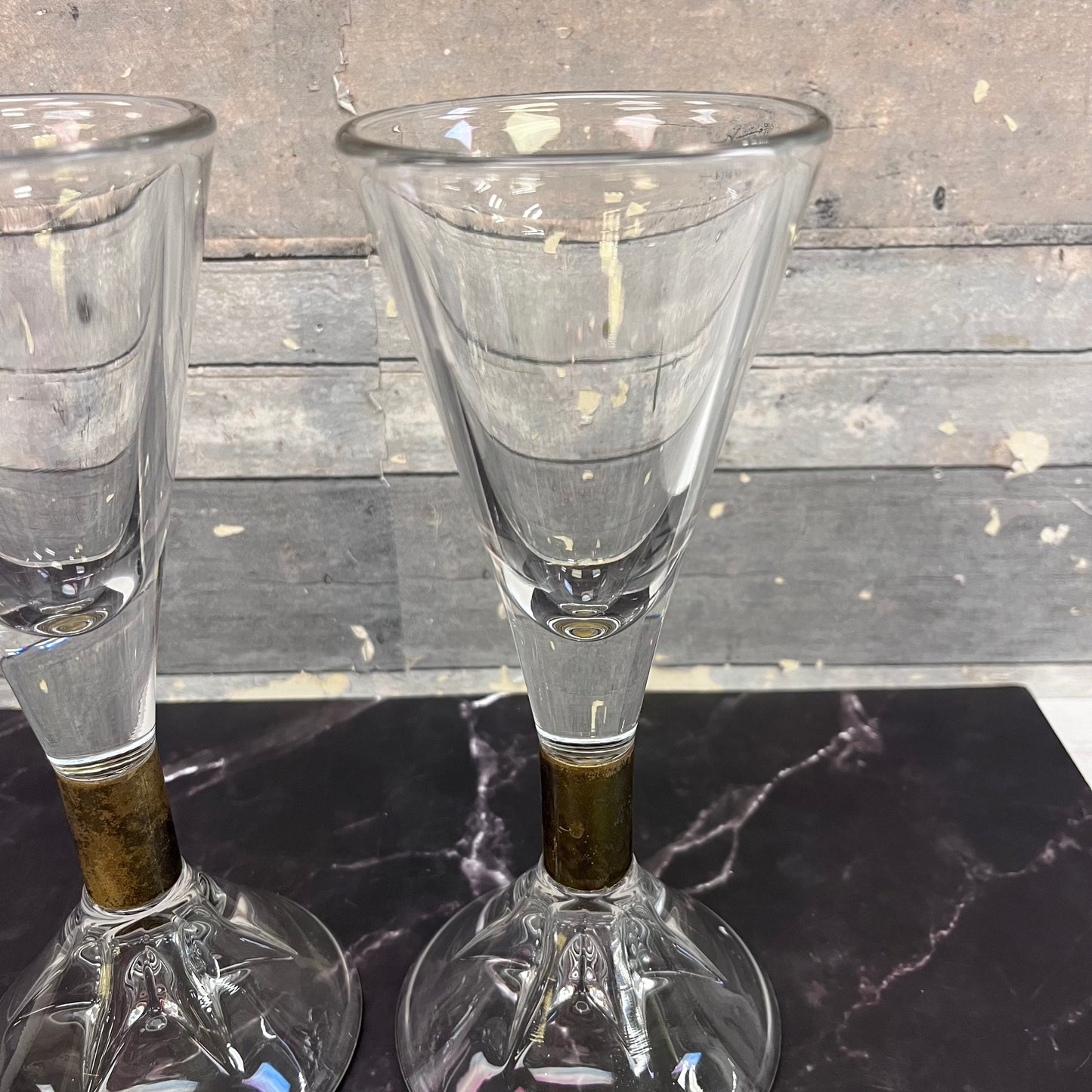 Trumpet Drinking Glasses, Set of 2 MCM