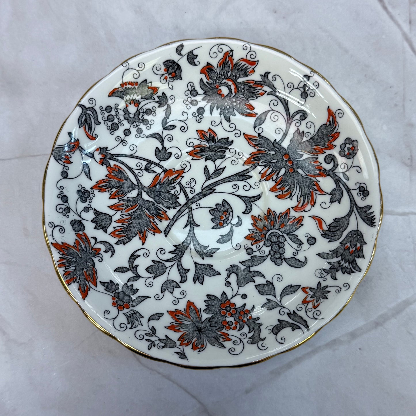 Clarence Bone China Teacup & Saucer