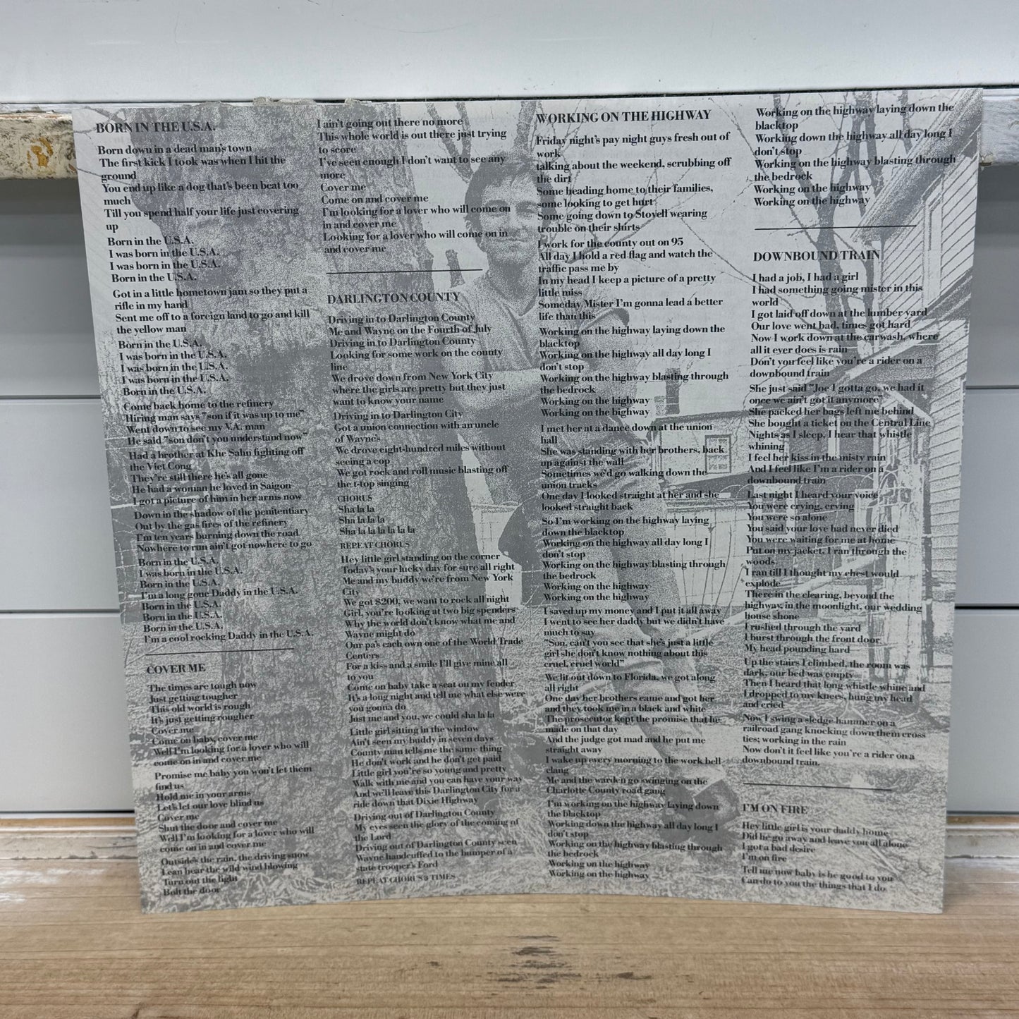 Bruce Springsteen Born in the U.S.A. Vinyl Record LP 1984