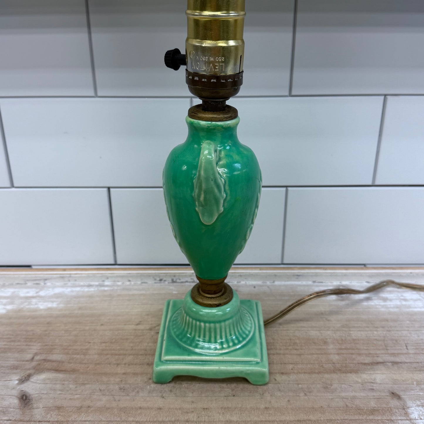 Table Lamp Urn Shaped Ceramic MCM