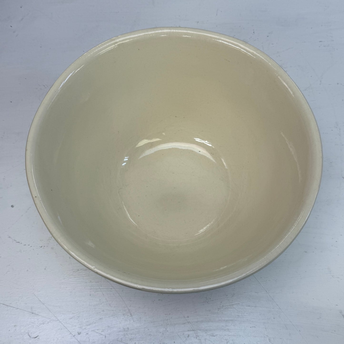 McCoy Pottery Striped Mixing Bowl Size 12