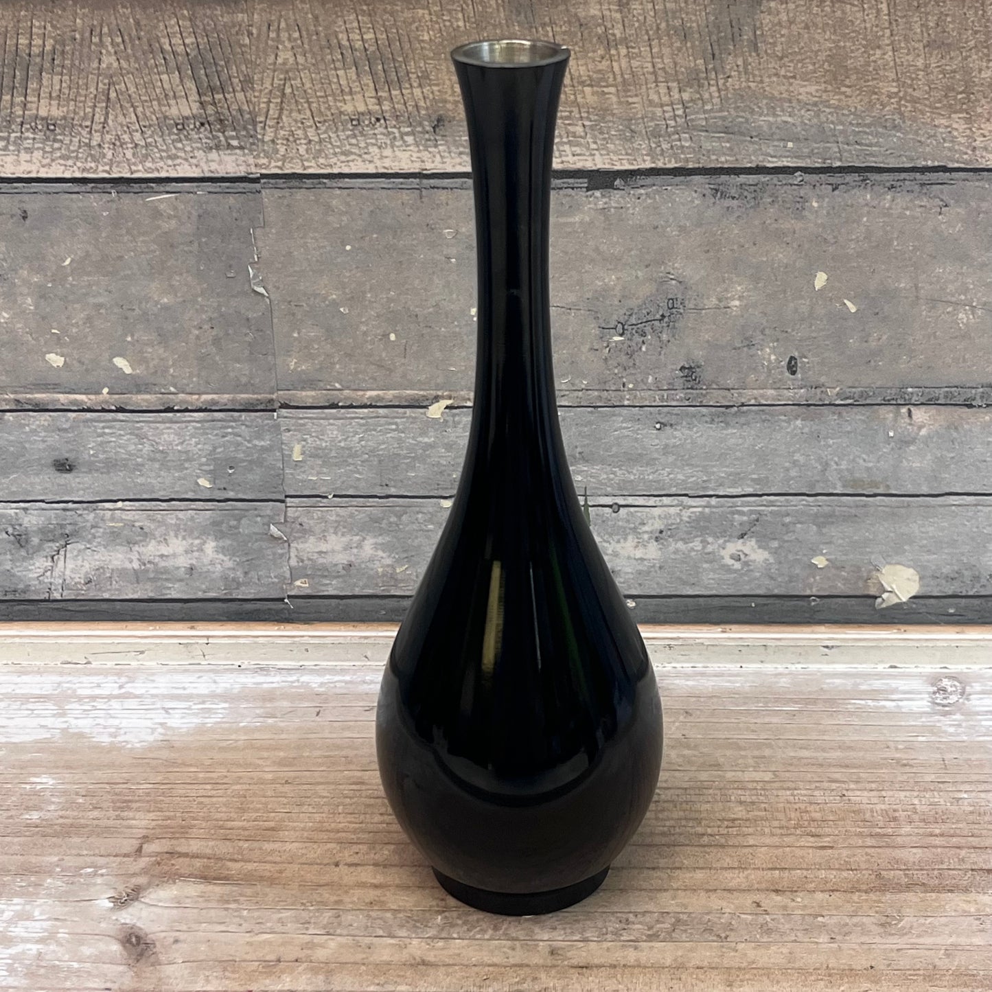 Japanese Chokin Etched Metal Vase Selection