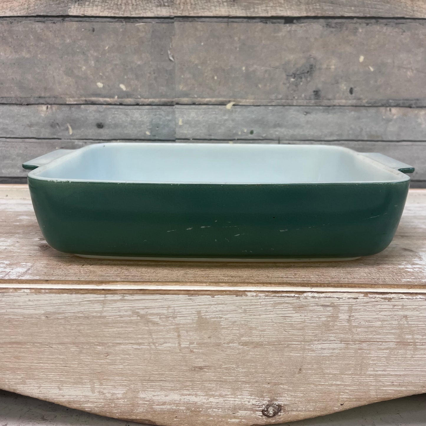 Pyrex Green Casserole Dish, #507-B