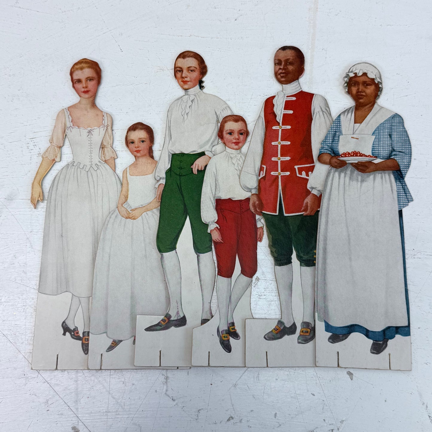 Colonial Williamsburg Paper Dolls Activity Set in Box, 1940
