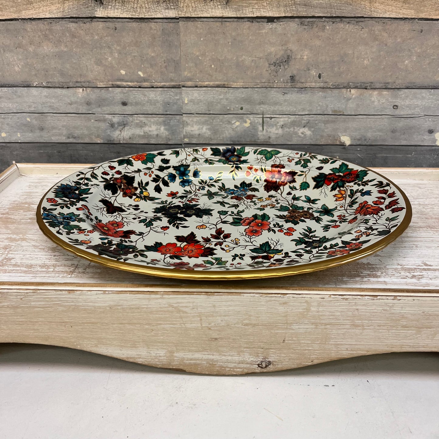 Daher Decorated Ware Floral Tin Tray
