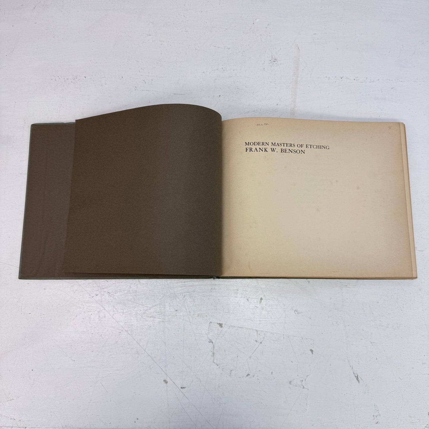 Frank W. Benson Modern Masters of Etching Volume 6 Hardback, 1925