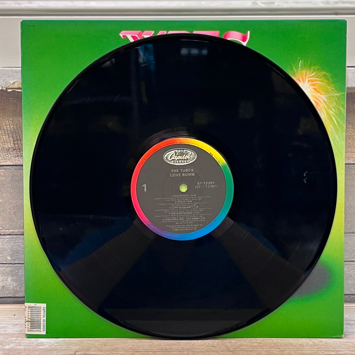 Tubes Love Bomb Vinyl Record, 1985