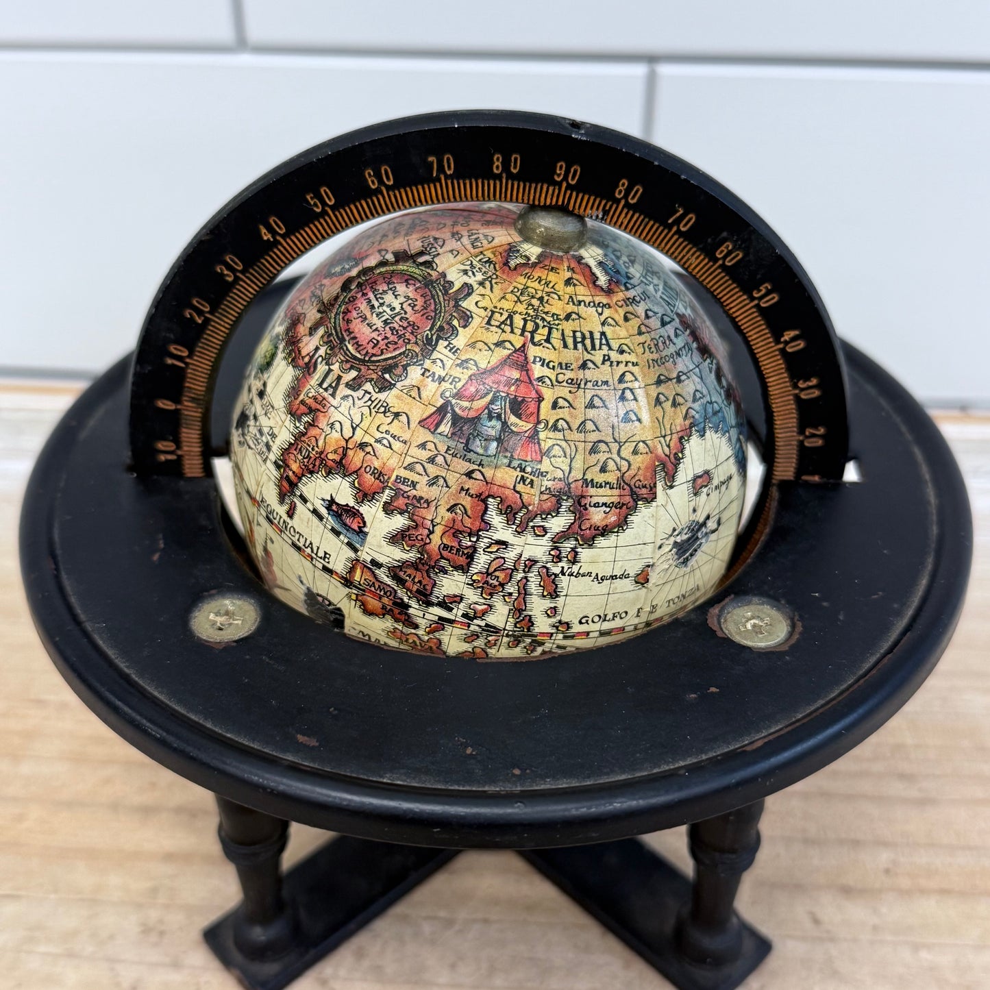 Old World Tabletop Globe