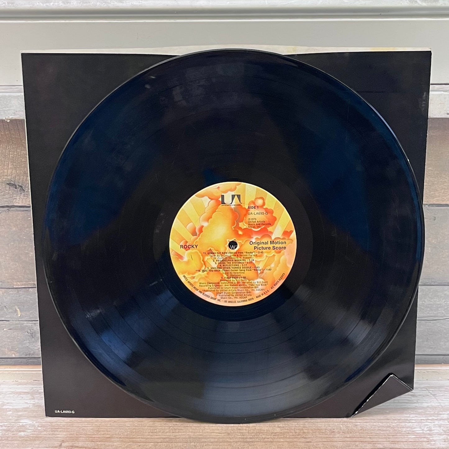 Rocky Original Motion Picture Score Vinyl Record, 1976